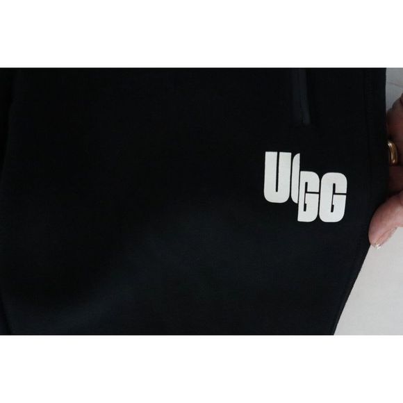 UGG 1129296 Men Sz M Black Ricky Jogger Chopd Regular Fit Cotton Blend Pants $98 - Picture 5 of 10